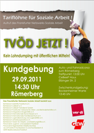 "Aktionstag - Tariflöhne für soziale Arbeit" am 29.09.2011 1