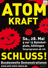 28. Mai 2011: "Atomkraft: Schluss!" Großdemonstrationen in 21 Städten