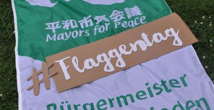 8. Juli: Flaggentag gegen Atomwaffen der "Mayors for Peace"