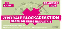 Blockadeaktion gegen Rüstungsindustrie in Kassel