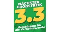 Globaler Klimastreik am 03.03.2023 in Frankfurt zum Thema Verkehrswende
