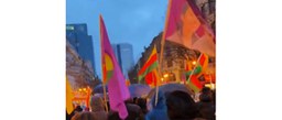 Terroranschlag in Paris – Protestdemonstrationen von Kurd:innen in Frankfurt