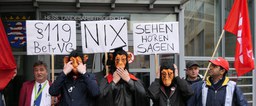 Union Busting durch I-SEC & Naujoks: Demo gegen Straflosigkeit in Frankfurt
